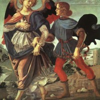 Tobias and the Angel by Andrea del Verrocchio