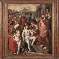 Triptych of the Micault Family by Jan Cornelisz Vermeyen