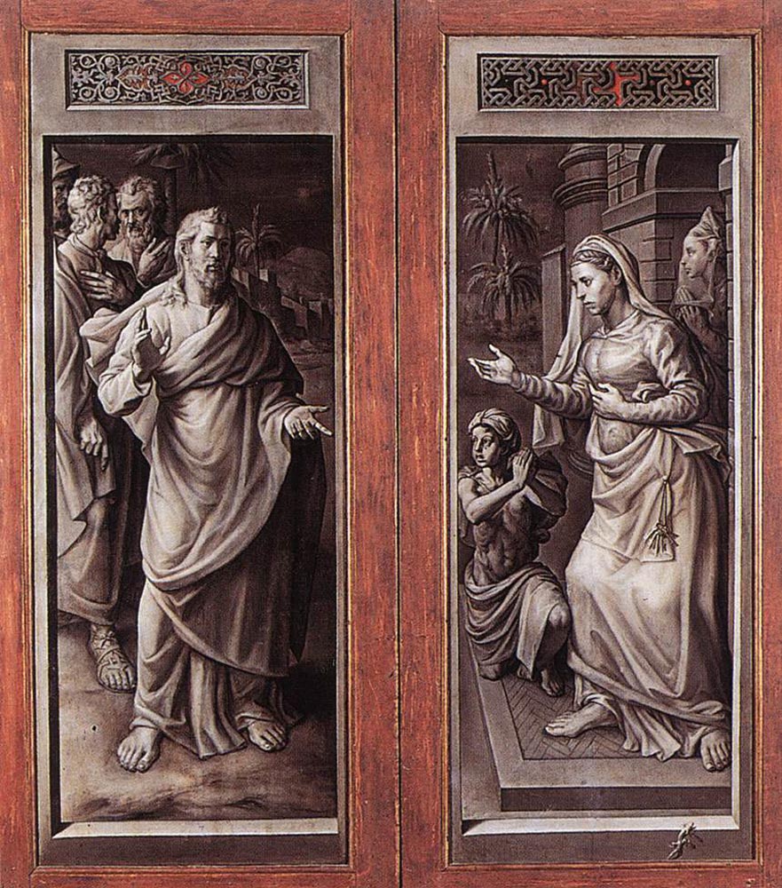 Triptych of the Micault Family closed by Jan Cornelisz Vermeyen