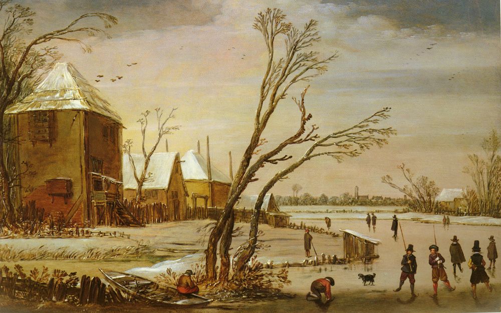 Winter Landscape by Esaias van de Velde