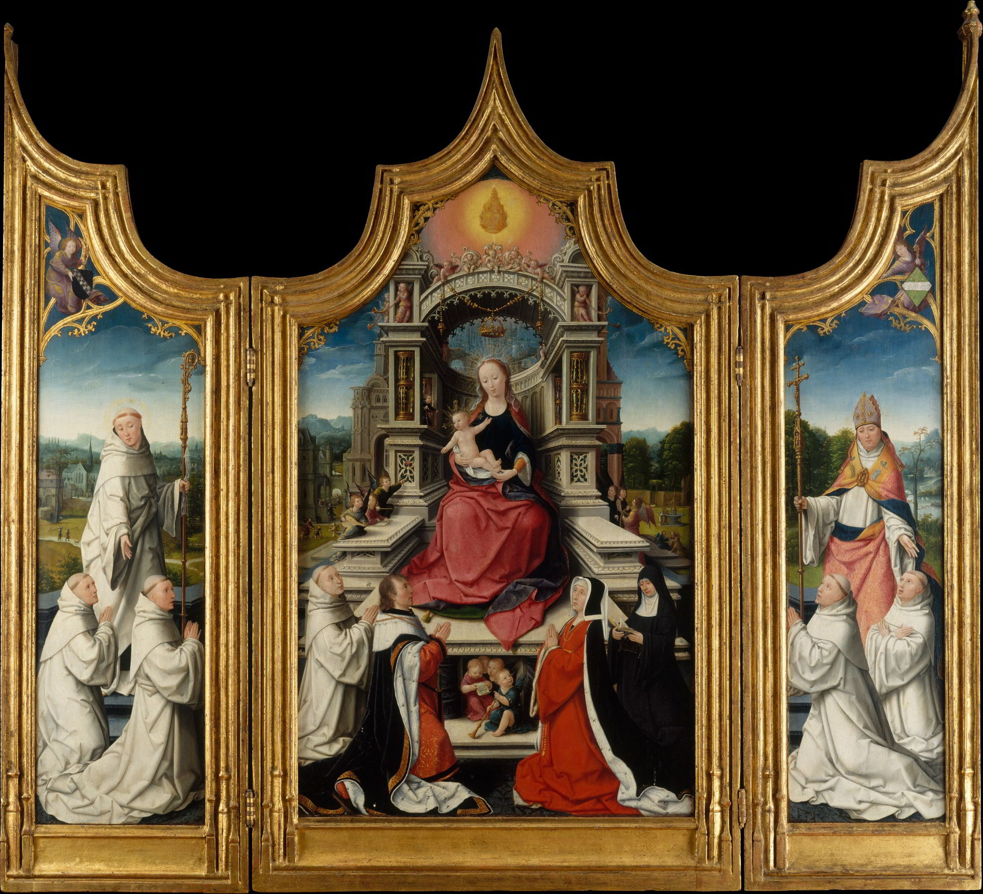 The Le Cellier Triptych by Jean Bellegambe the Elder