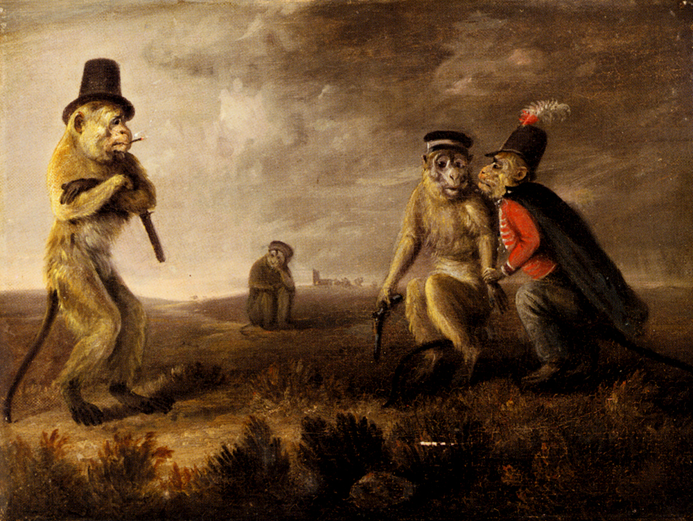 Before The Monkey Duel by Edmund Bristow