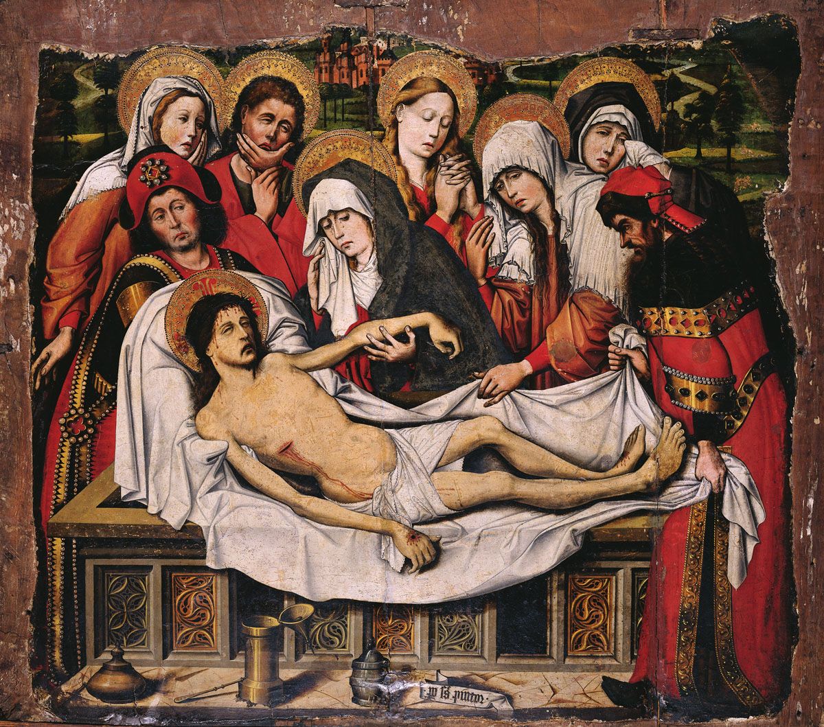 Entombment of Christ by Pedro Sanchez