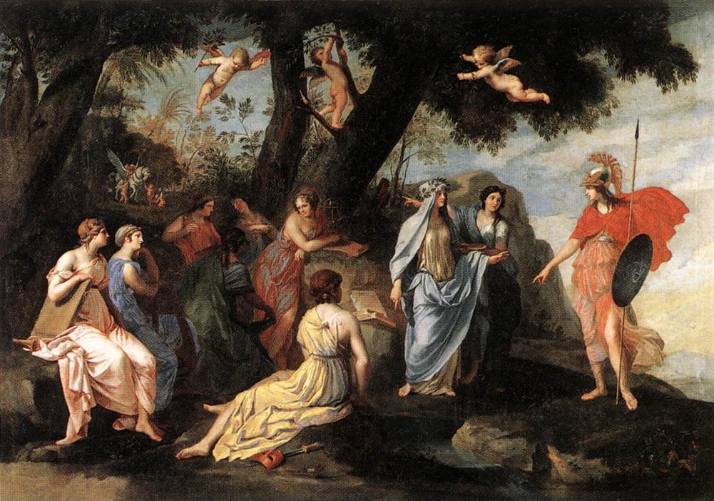 Minerva and the Muses by Jacques Stella