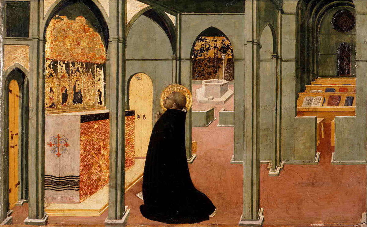 St Thomas Inspired by the Dove of the Holy Ghost by Sassetta