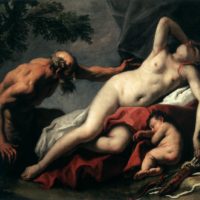 Venus and Satyr by Sebastiano Ricci