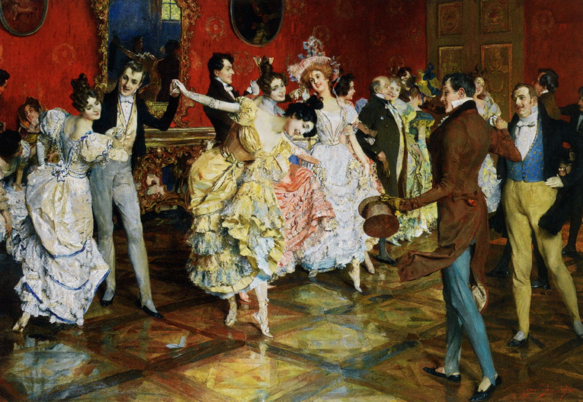 At the Ball by Leopold Schmutzler