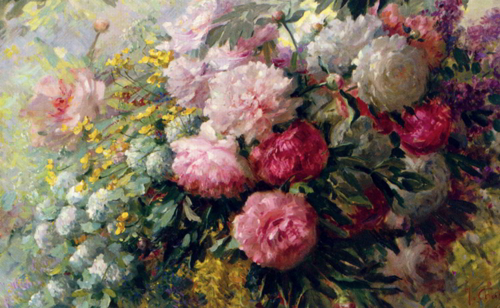 Bouquet With Flowers by Johannes Chaleye
