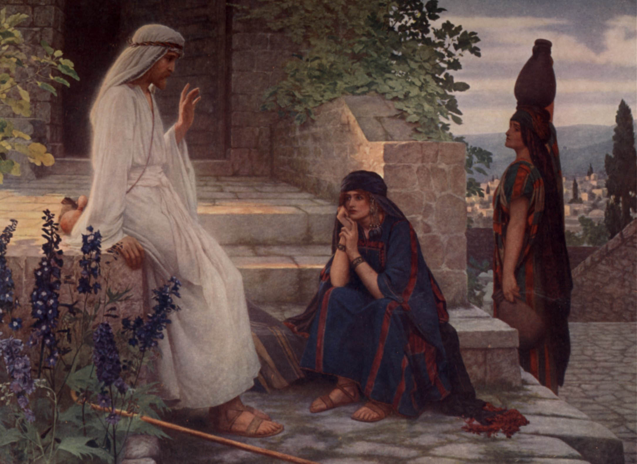 Home of Bethany by Herbert Gustave Schmalz