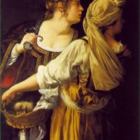 Judith and her Maidservant by Artemisia Gentileschi