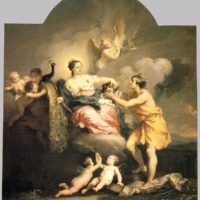 Juno Receiving the Head of Argos by Jacopo Amigoni