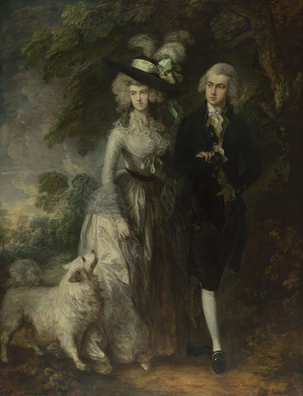 Mr and Mrs William Hallett by Thomas Gainsborough