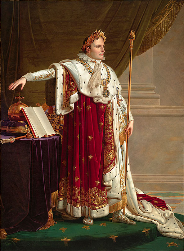 Napoleon IER en Costume de Sacre by Anne Louis Girodet de Roucy Triosson