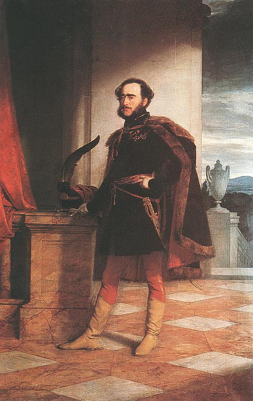 Portrait of Count István Széchenyi by Friedrich von Amerling