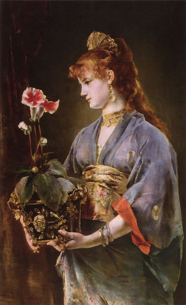 Portrait of a Woman by Alfred Stevens