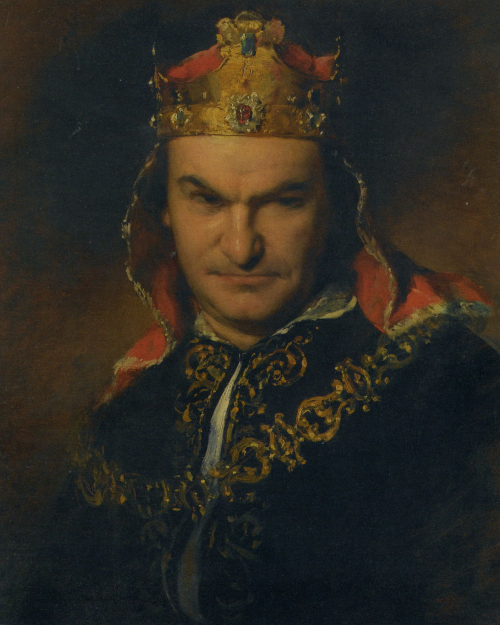 Portrait of the actor Bogumil Dawson as Richard III by Friedrich von Amerling