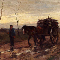Returning Home by Johan Frederik Cornelis Scherrewitz