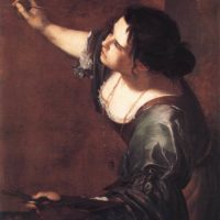 Self­Portrait as the Allegory of Painting by Artemisia Gentileschi