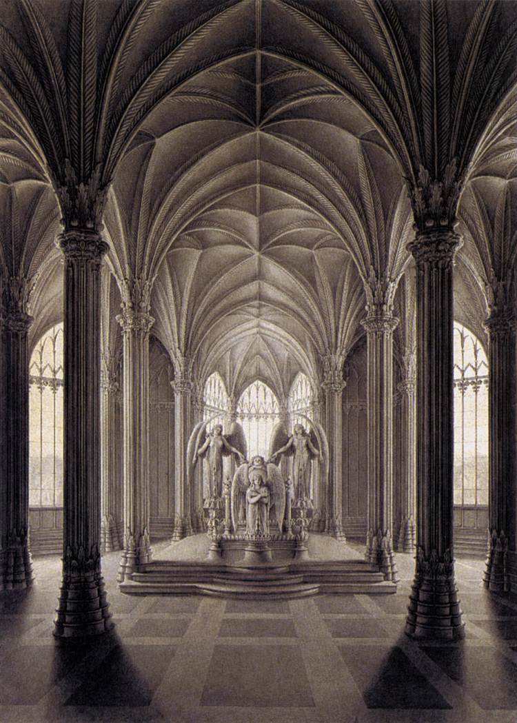 Study for a Monument to Queen Louise by Karl Friedrich Schinkel