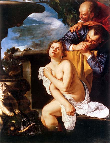 Susanna ei vecchioni by Artemisia Gentileschi