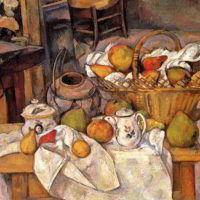 The Kitchen Table by Paul Cezanne