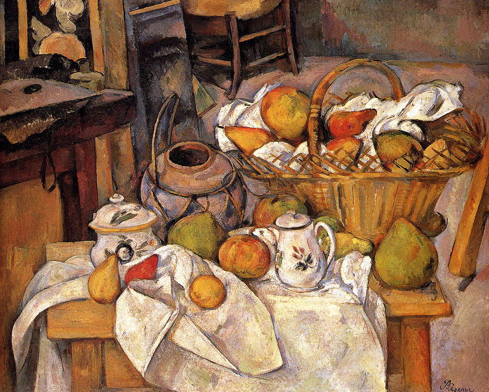 The Kitchen Table by Paul Cezanne