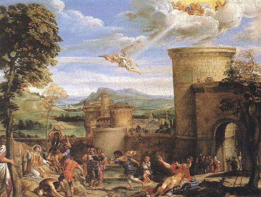 The Martyrdom of St. Stephen by Annibale Carracci