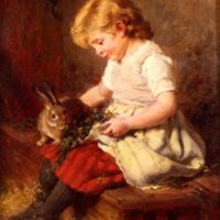 The Pet Rabbit by Felix Schlesinger