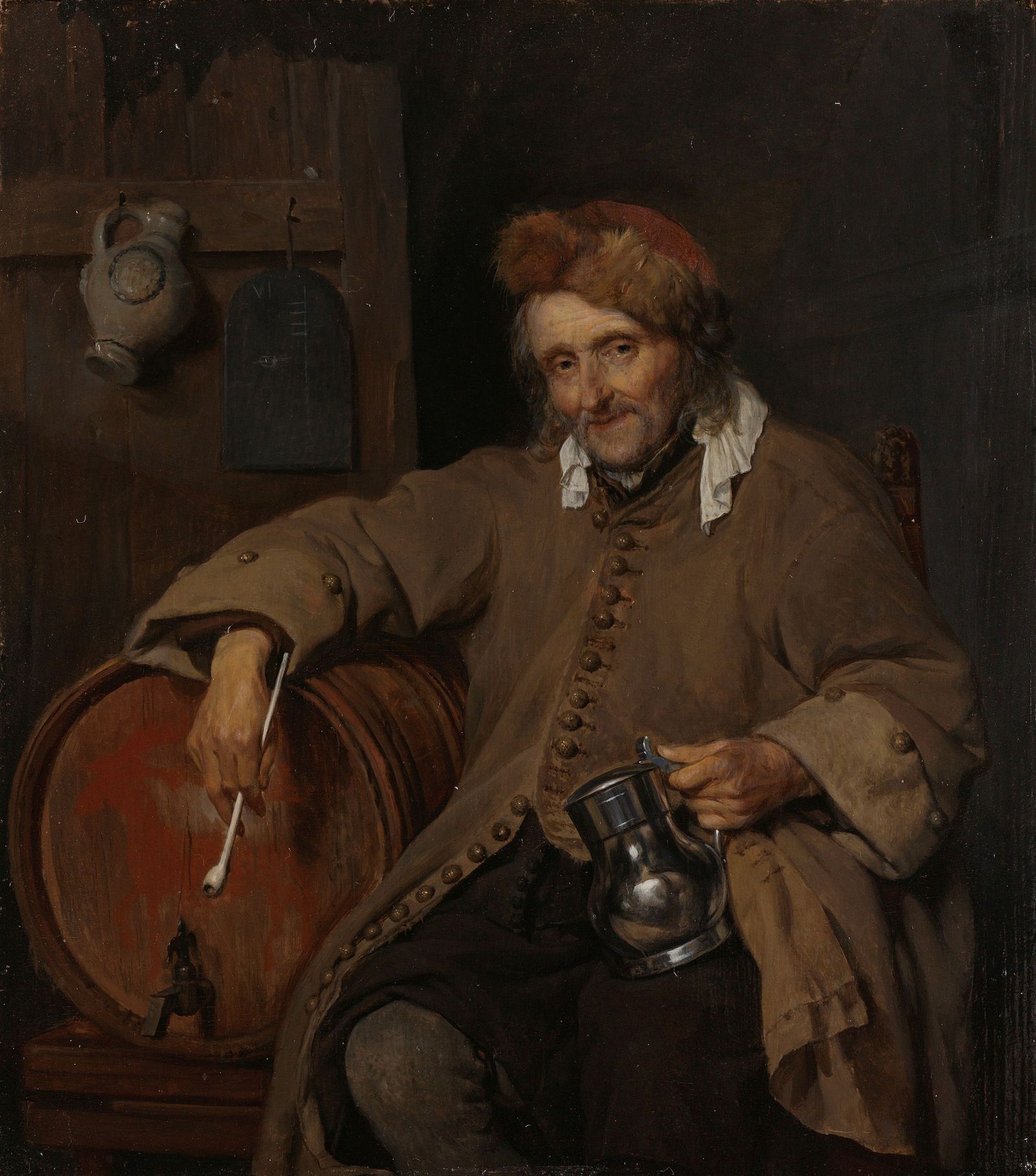 The Old Drinker by Gabriel Metsu