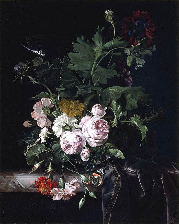 Flower Still-Life by Willem van Aelst