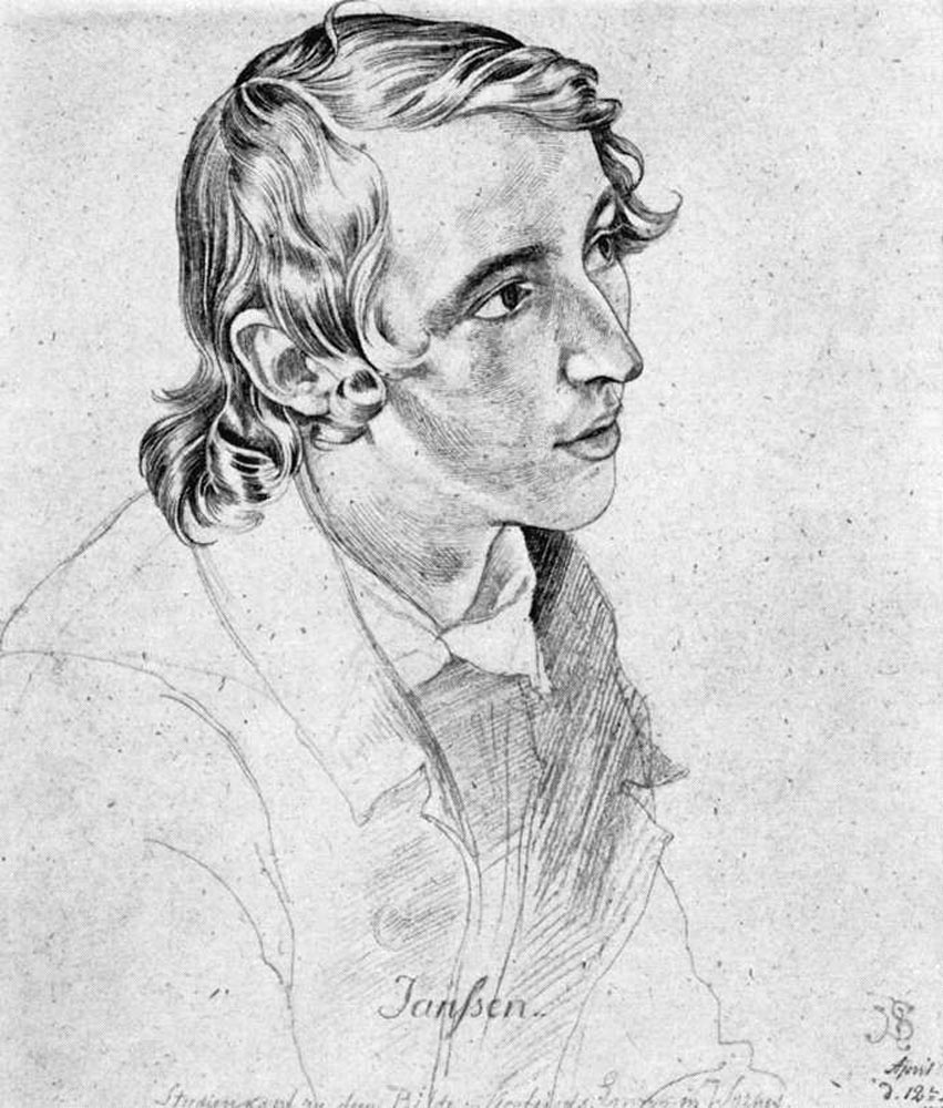 Portrait of Victor Emil Jansen by Julius Schnorr von Carolsfeld