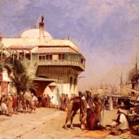 The Port Of Algiers by Alfred Wordsworth Thompson