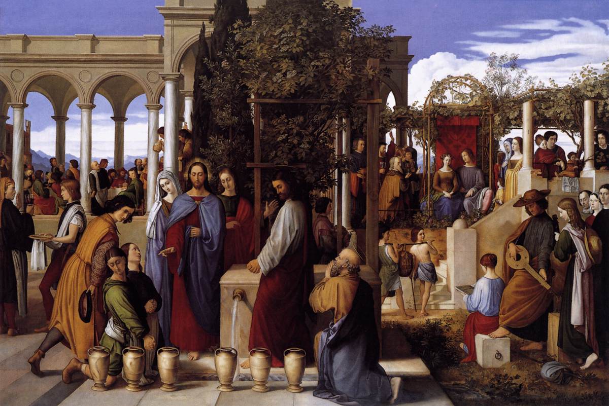 The Wedding Feast at Cana by Julius Schnorr von Carolsfeld