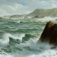 A North Easter Coast of Devon by David James