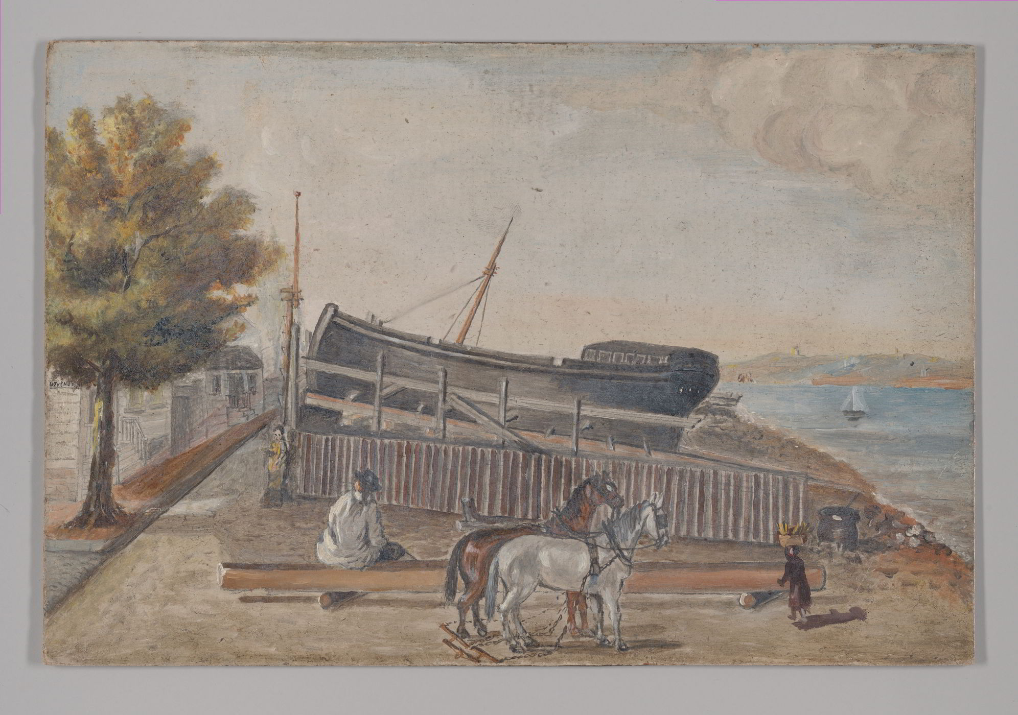 Berg's Ship Yard by William P. Chappel
