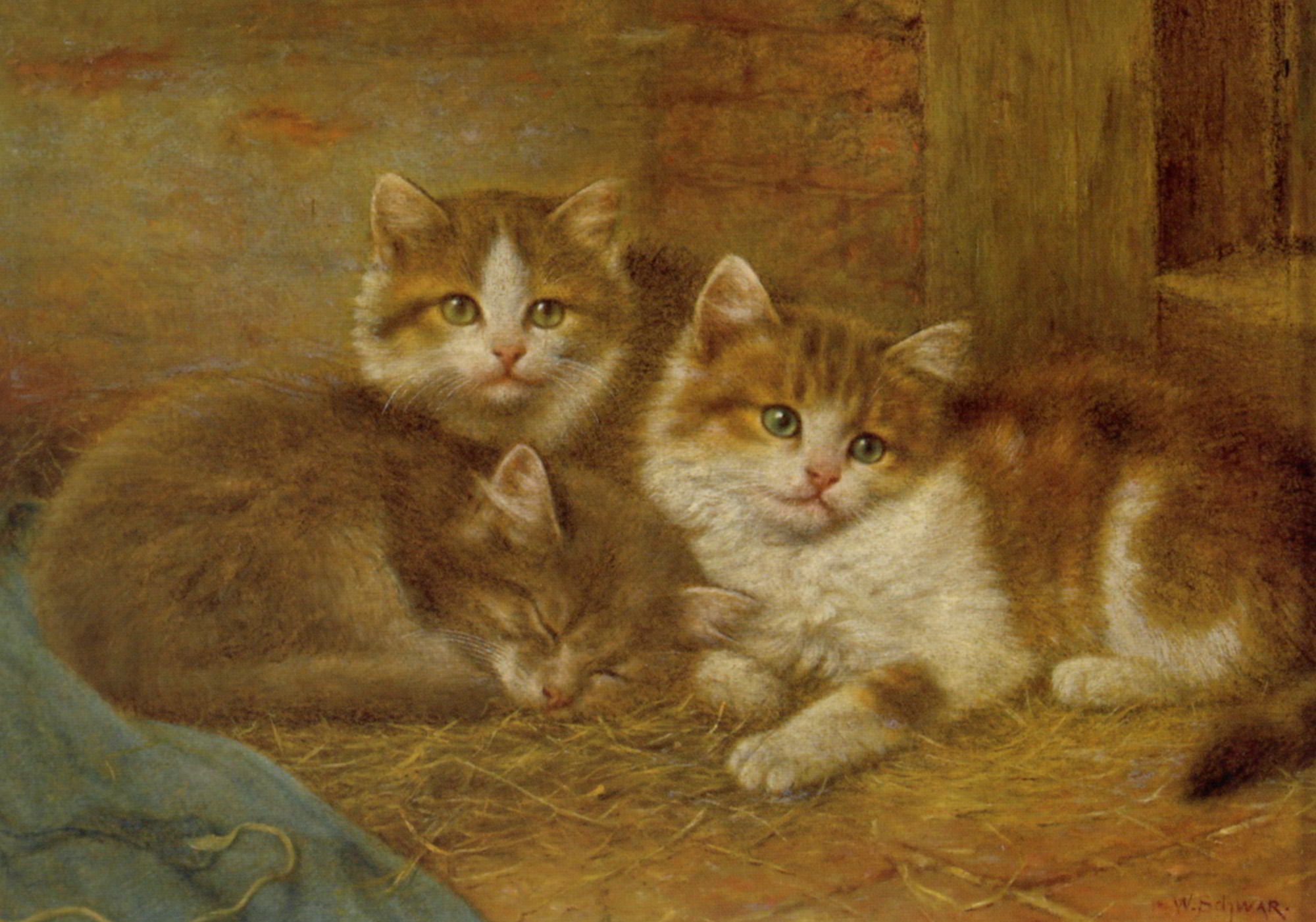 Little Friends by Wilhelm Schwar