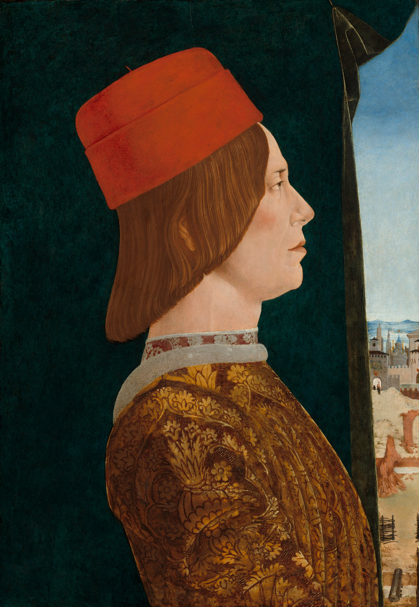 Portrait of Giovanni II Bentivoglio by Ercole de' Roberti