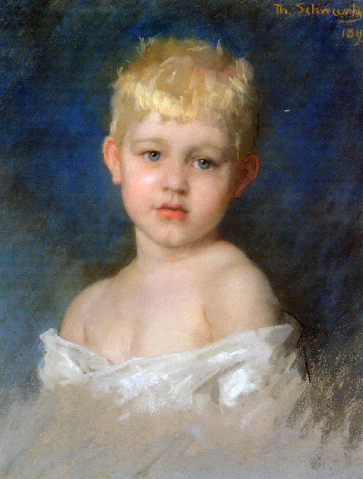Portrait of a Young Boy by Therese Schwartze