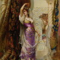 Preparing for the Performance by Edouard Frederic Wilhelm Richter