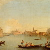 View Of San Giorgio Maggiore Seen From The South, Venice by Johann Richter