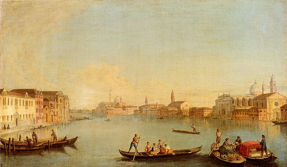 View Of San Giorgio Maggiore Seen From The South, Venice by Johann Richter