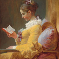 A Young Girl Reading by Jean Honore Fragonard