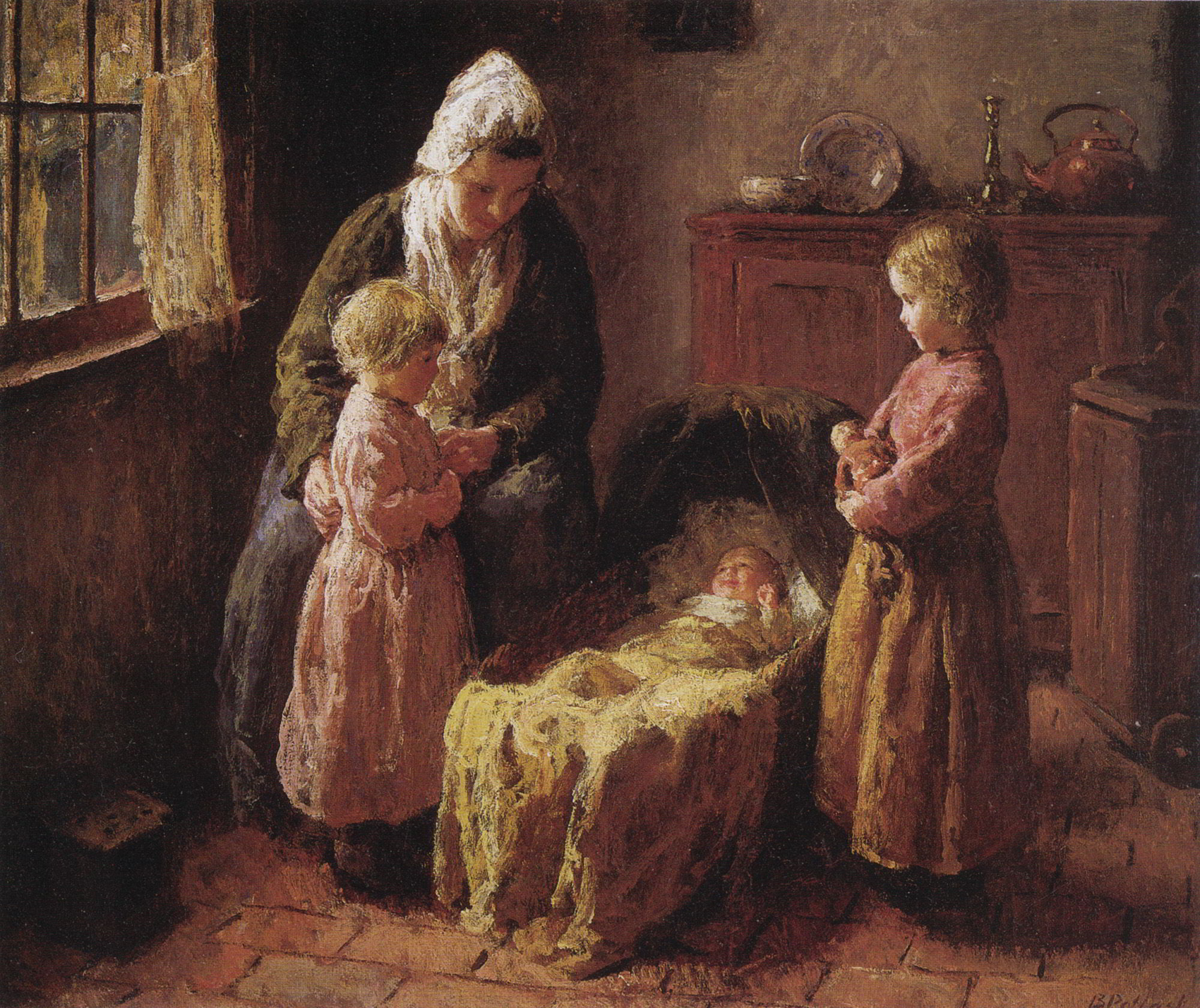 Admiring the Baby by Bernard Jean Corneille Pothast