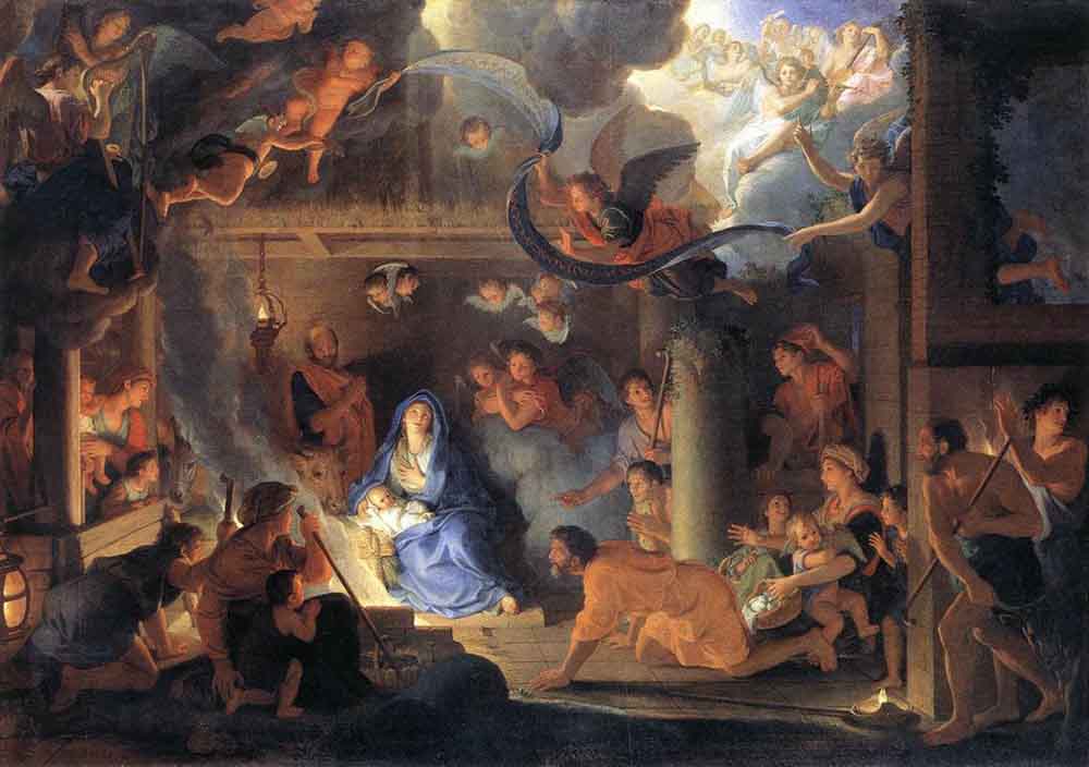 Adoration of the Shepherds by Charles Le Brun