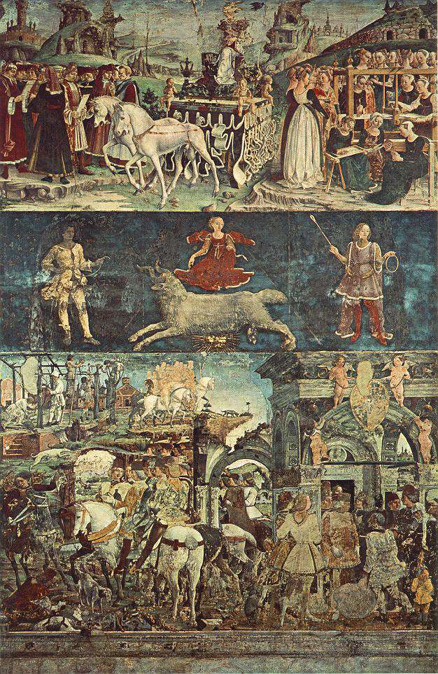 Allegory of March: Triumph of Minerva by Francesco del Cossa