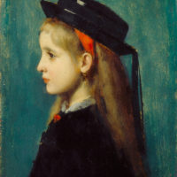 Alsatian Girl by Jean Jacques Henner