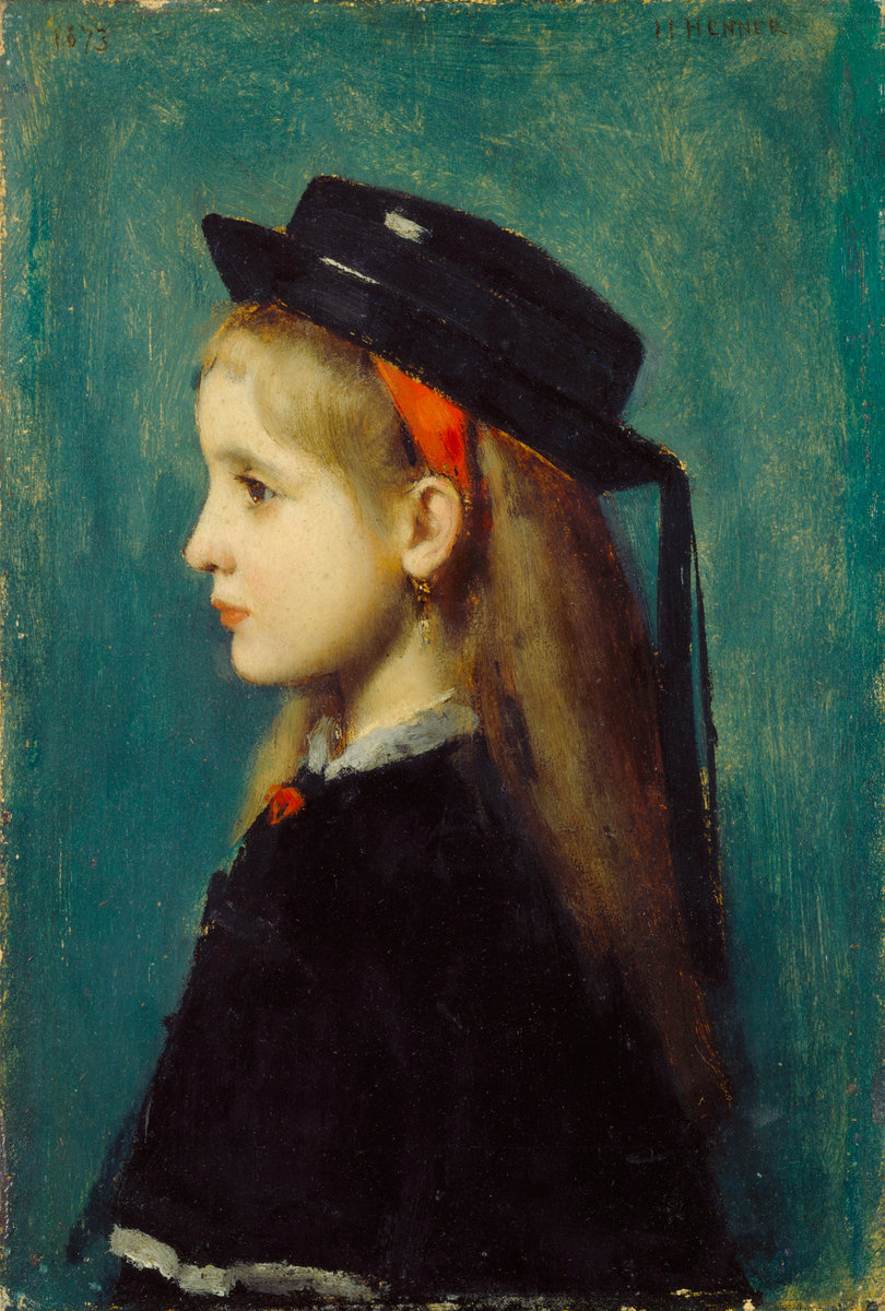 Alsatian Girl by Jean Jacques Henner