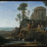 Apollo and the Muses on Mount Helicon by Claude Lorrain