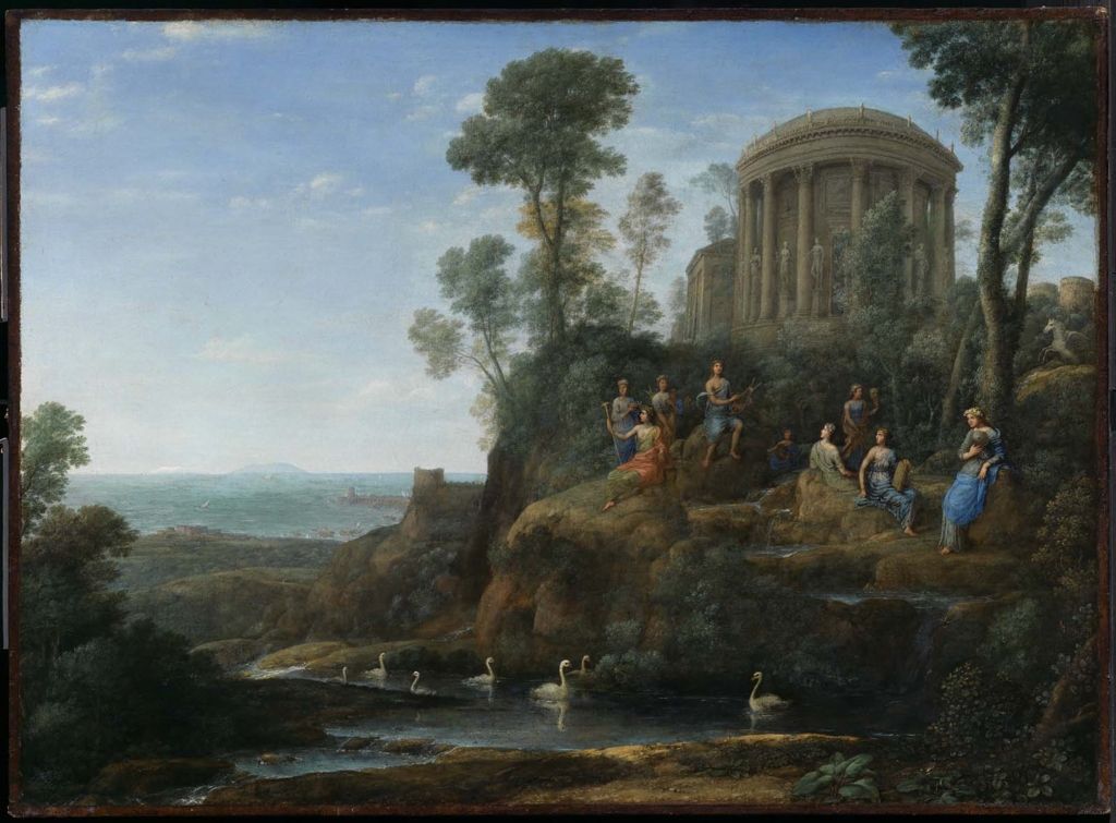 Apollo and the Muses on Mount Helion by Claude Lorrain