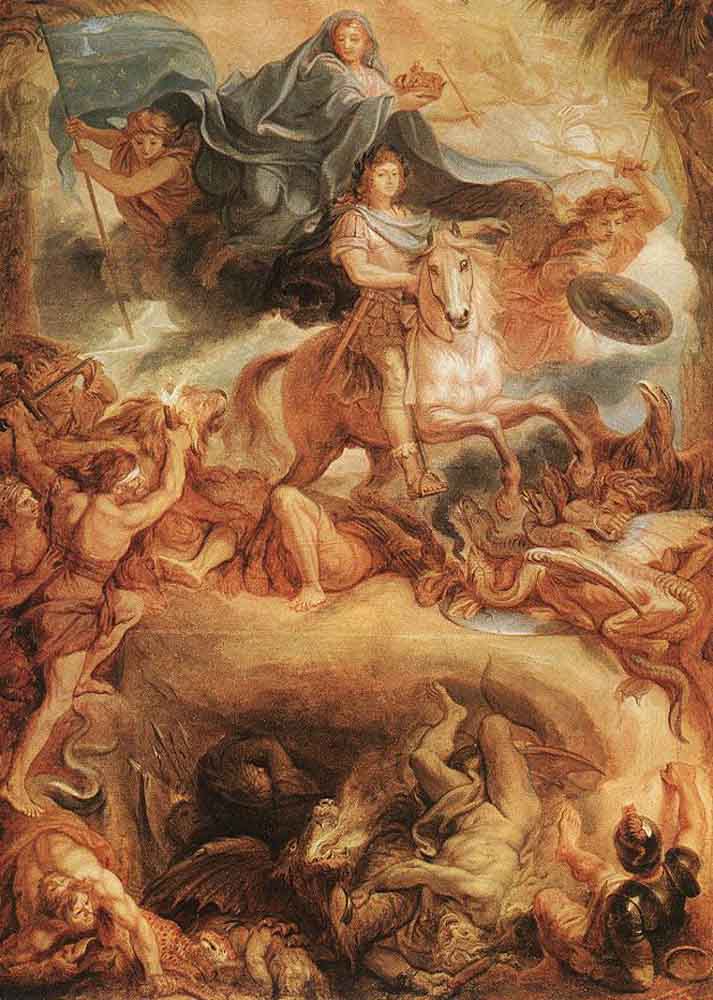 Apotheose of Louis XIV by Charles Le Brun